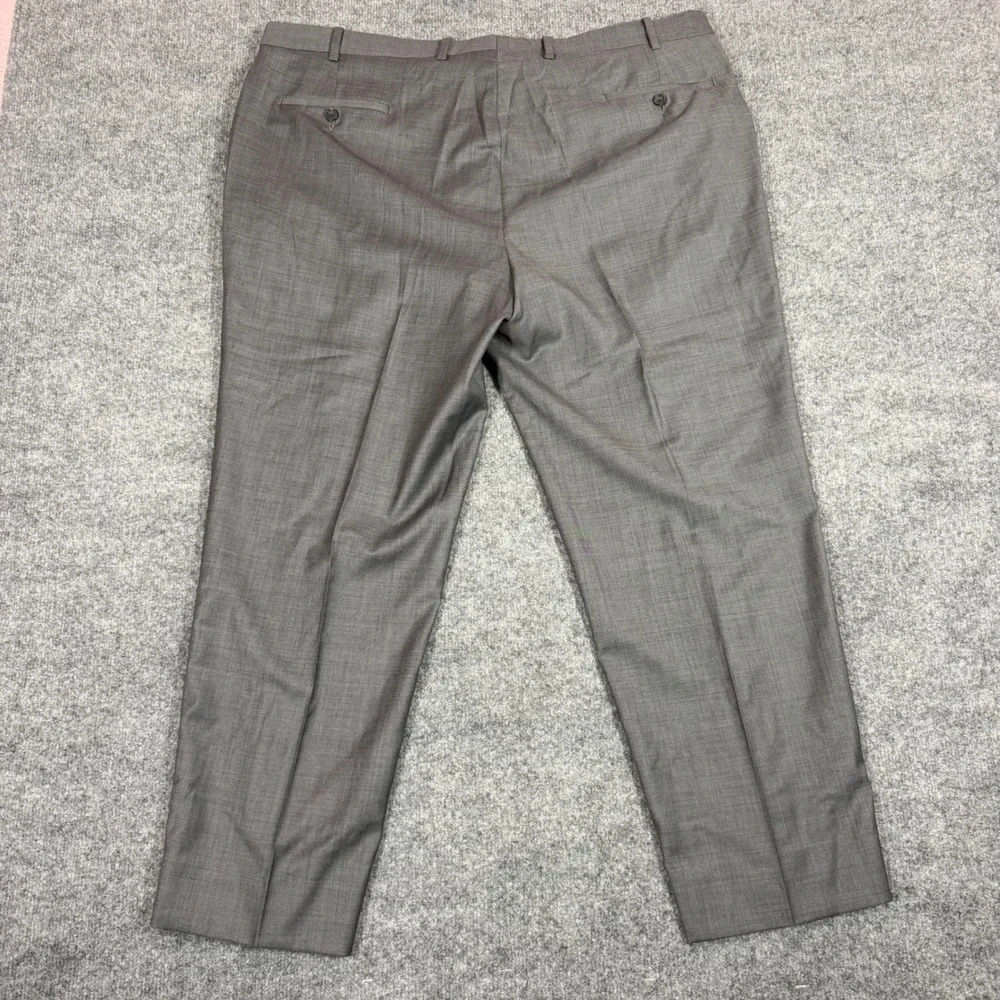 Peter Millar Suit 2 Button Mens 48R (Fits 46S) Grey 100% Wool 42x29 EUC Canada